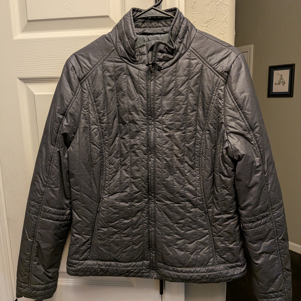 Prana Women's Charcoal Puffer Jacket